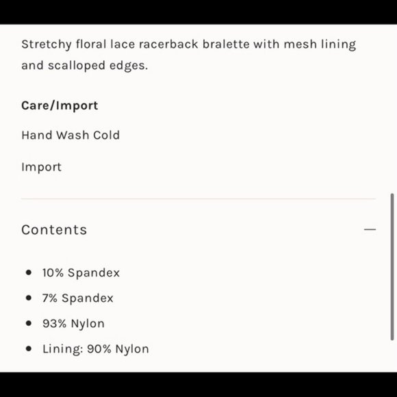 Free People Galloon Lace Racerback - M,  NWT - Picture 9 of 9